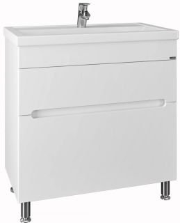 Тумба под раковину СанТа Лондон 224007л 80см белый